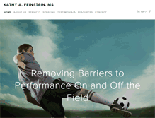 Tablet Screenshot of kafcounselingandsportperformance.com
